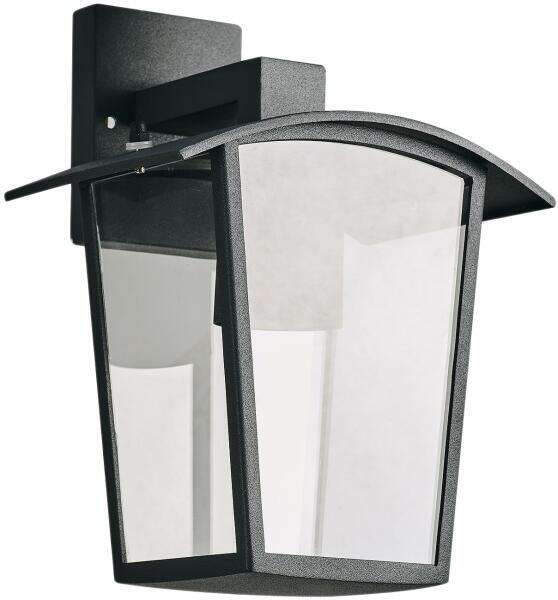 Fenjer zidna lampa Coronado 1xE27 IP44 Crna - Slika 1