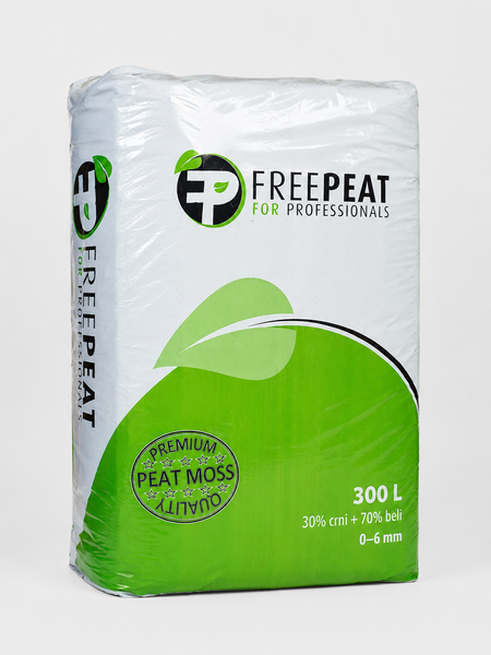 Free Peat 300 L 30 crni + 70 beli 0–6 mm - Slika 1