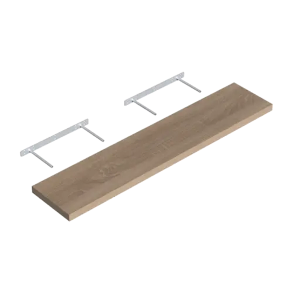 FS 118/24 Samonoseca polica 118x23,5 cm hrast sonoma - Slika 1