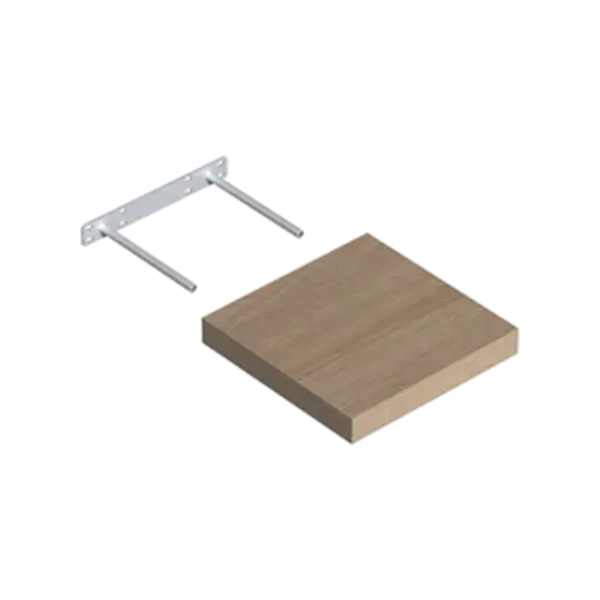 FS 24/24 Samonoseća polica 23,5x23,5 cm hrast sonoma - Slika 1