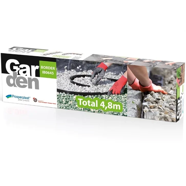 Graničnik za travnjak - crni 45mm x 4.8m - Slika 3