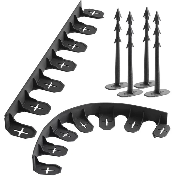 Graničnik za travnjak - crni 45mm x 4.8m - Slika 2