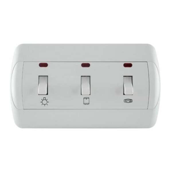 Horizontalna sklopka za kupatilo 16AX/250V, keramika Royal - Slika 1