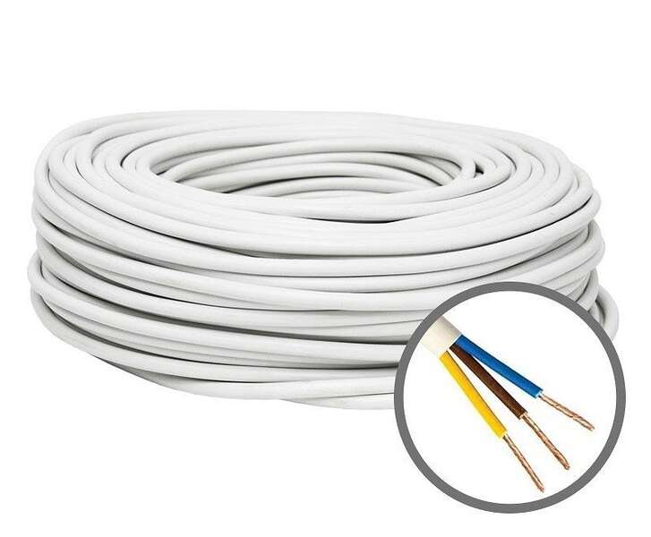 Kabli PP/J 3x1 beli licnasti - Slika 1