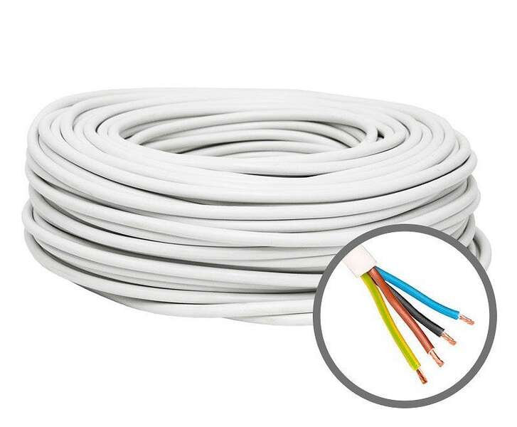 Kabli PP/J 4x2.5 beli licnasti - Slika 1