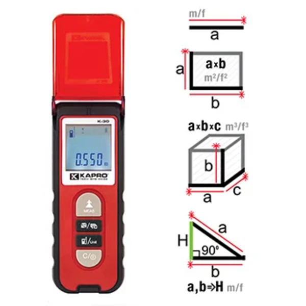 Set laserski nivelator i daljinomer Kapro K872 G363 - Slika 6