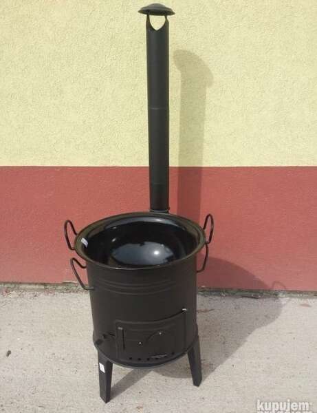 Kazan za mast i čvarke - oranija i ložište 60L - Slika 4