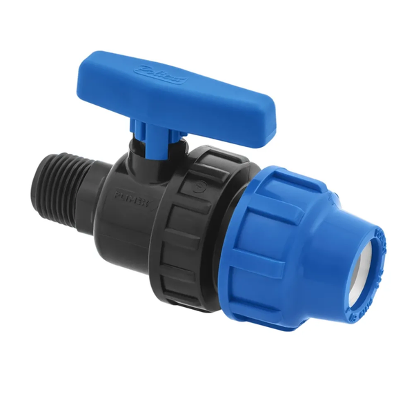 Kompresiona slavina PN 10 sa spoljnim navojem 20x1/2'' - Slika 1