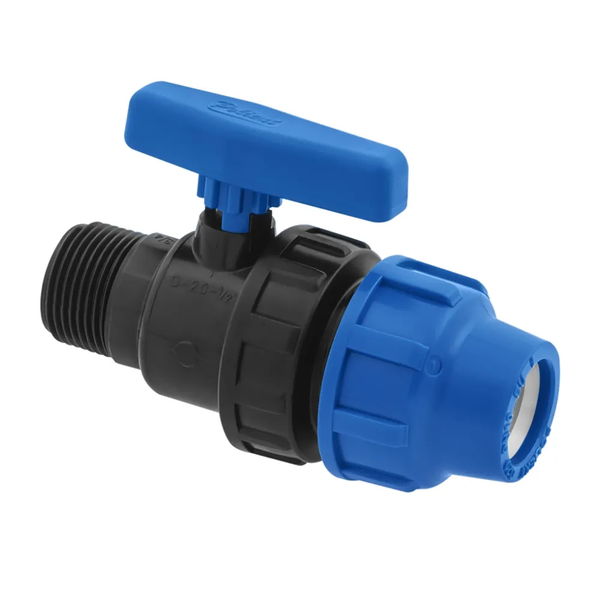 Kompresiona slavina PN 10 sa spoljnim navojem 20x3/4'' - Slika 1