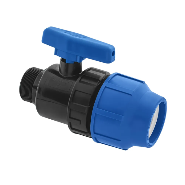 Kompresiona slavina PN 10 sa spoljnim navojem 63x2'' - Slika 1