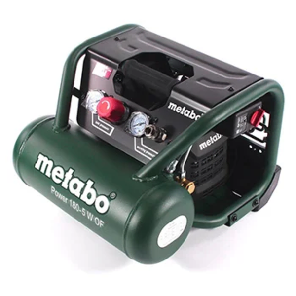 Kompresor Power 180-5 W OF bezuljni 5L Metabo - Slika 3