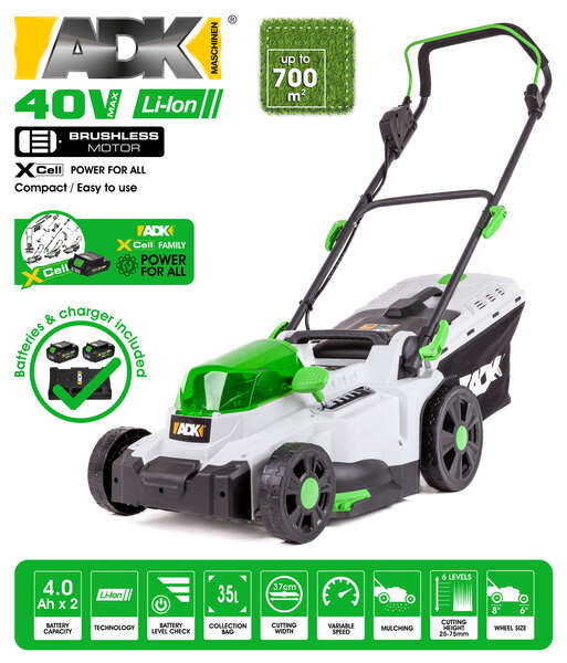 Kosačica akumulatorska 2x20V SF8A110J ADK - Slika 2