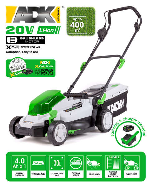 Kosačica akumulatorska 20V ADK SF8A111J - Slika 2