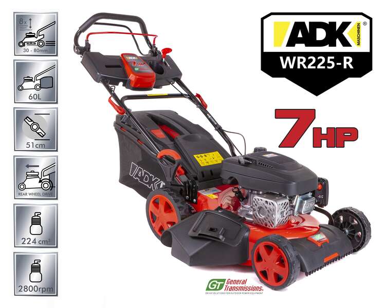 Kosačica motorna WR65355ABK 7HP ADK - Slika 1