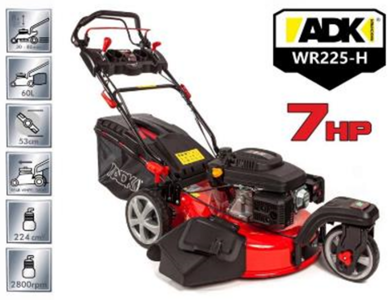 Kosačica motorna WR65828ABKS (ADK 224CC) 3 točka - Slika 1