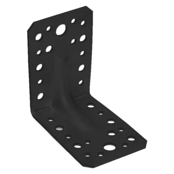 KP1 Crna ojačana spojnica 90x90x65x2,5 mm - Slika 1