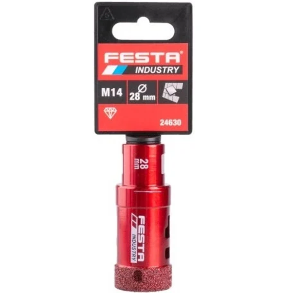 Kruna za rupe - dijamantska (M14) 12mm FESTA INDUSTRY - Slika 4