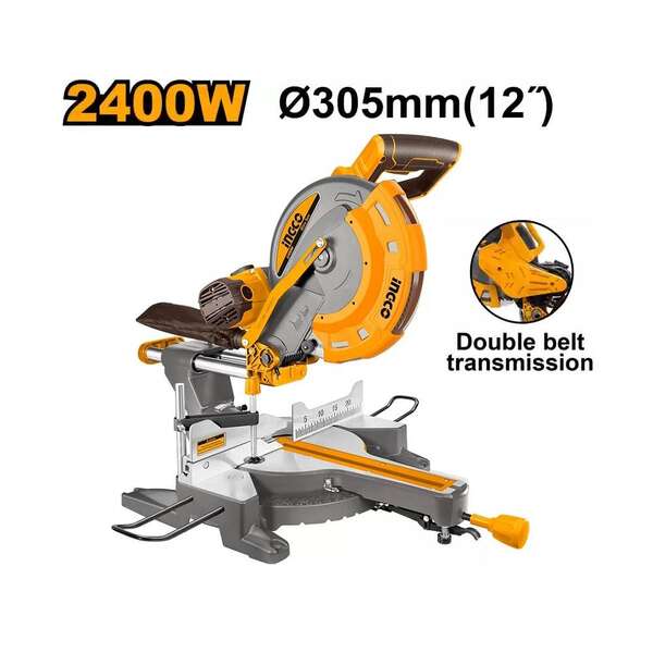 Kružna testera 2400W Ger BM2S24007 Ingco - Slika 2