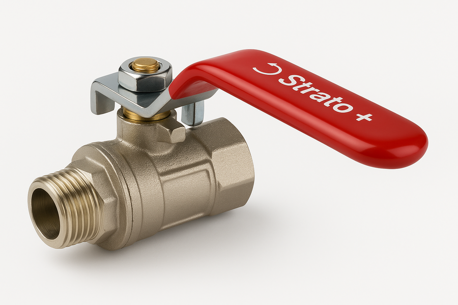 Kugla ventil M-Ž ručka Ni - 3/4" - Slika 1