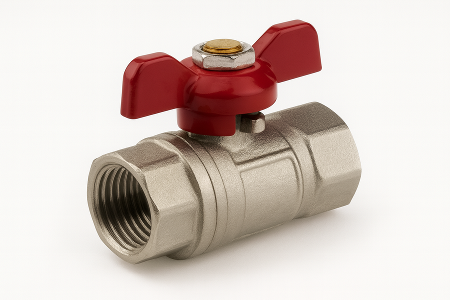 Kugla ventil Ž-Ž leptir Ni - 1" - Slika 1