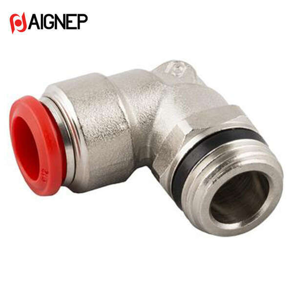 L komad za PA crevo 6 mm - 1/4" - Slika 1