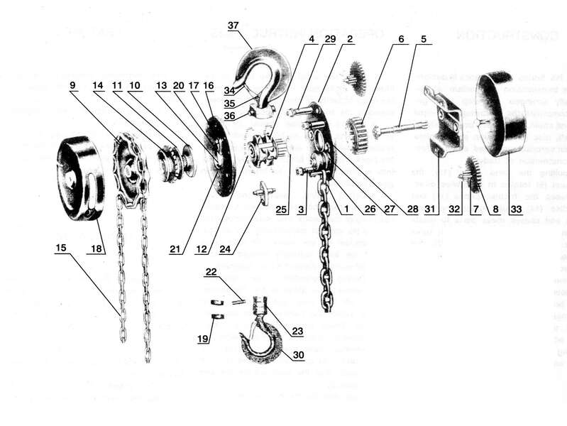 Lančana dizalica 1T TC-CH 1000 Einhell - Slika 5