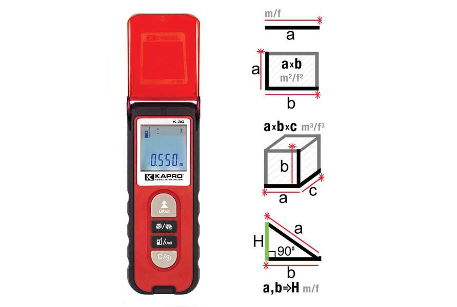Laserski daljinome 30m Kaprometar Kapro K363 - Slika 2