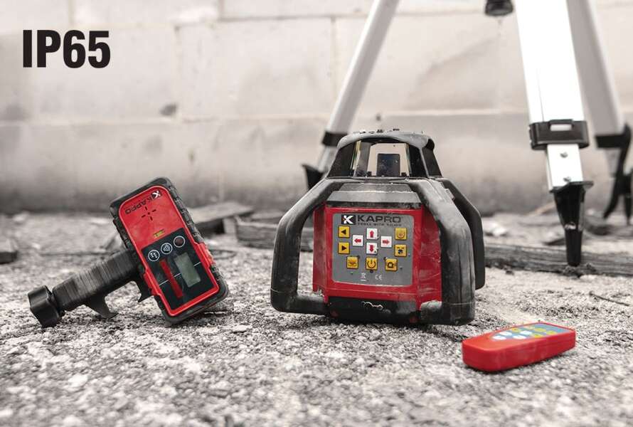 Laserski nivelator Prolaser Electrota crveni K8991R Kapro - Slika 5