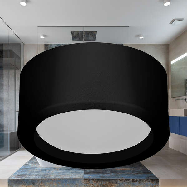 LED Downlighter 24W 3000K nadgradni crni - Slika 2