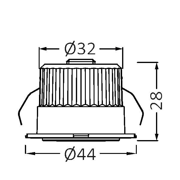 LED minispot svetijlka 3W 3000K siva - Slika 7