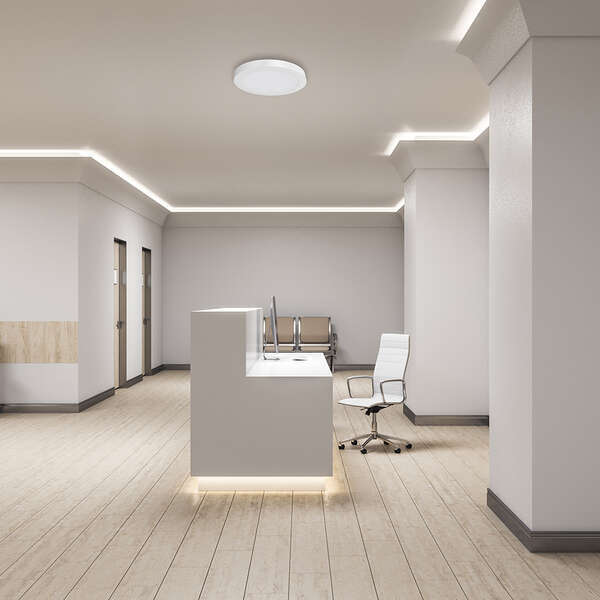 LED panel 12W okrugli beli 3000K - Slika 2