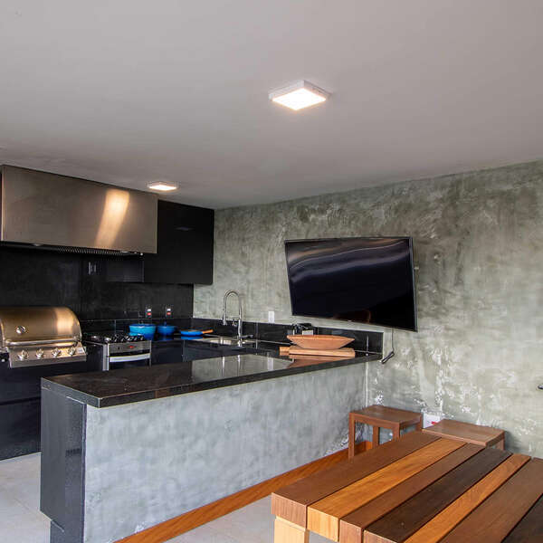 LED panel 18W kvadratni beli 3000K - Slika 2