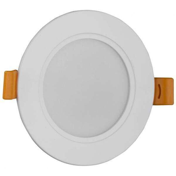 LED panel okrugli ugradni 5W plastični 3000K - Slika 1