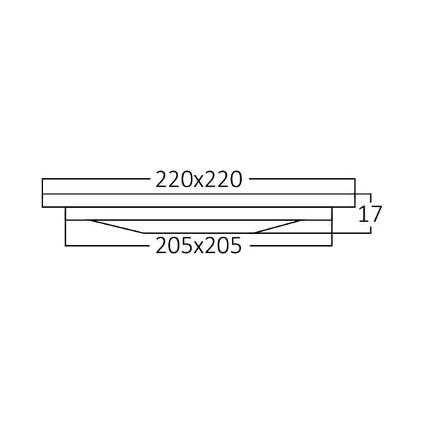 LED panel ugradni 18W 8INC 4000K beli - Slika 6