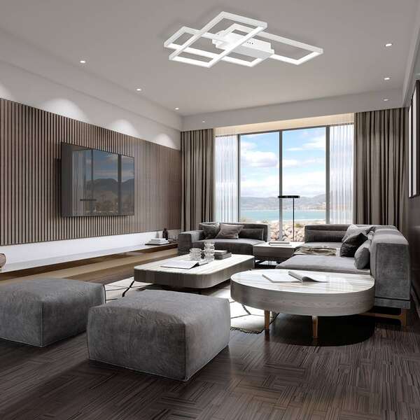 Led plafonjera bela, sa daljinskim upravljanjem 65W-IP20 - Slika 4