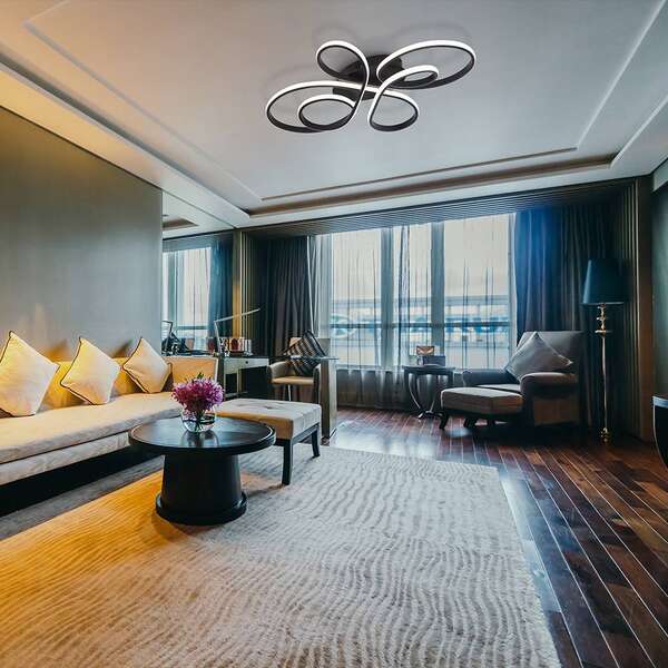 Led plafonjera crna 65W sa daljinskim upravljanjem IP20 - Slika 4