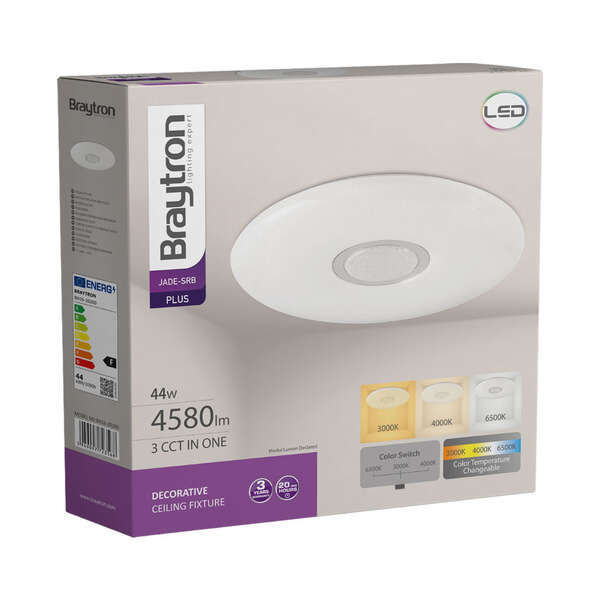 Led plafonjera JADE 3u1 okrugla 44W - Slika 3