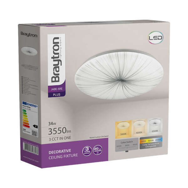 Led plafonjera JADE-SRE 3u1 okrugla 34W - Slika 3