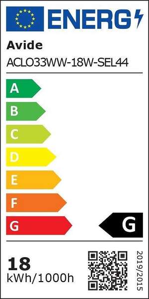 LED plafonjera Oyster IP44 Selene 18W 330x68mm 3000K - Slika 3