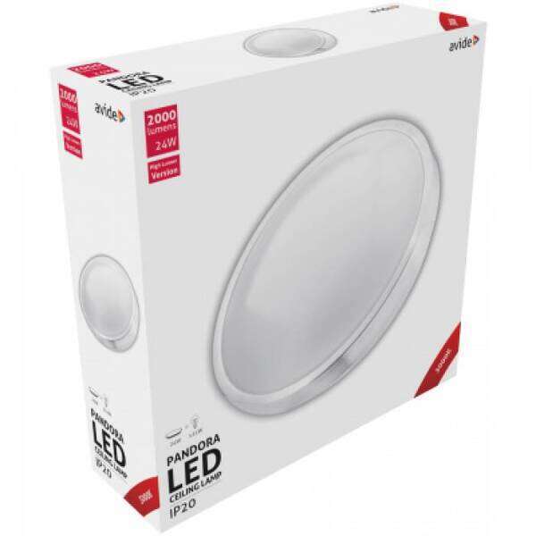 LED plafonjera Oyster Pandora alu 24W 380x110mm 4000K - Slika 2