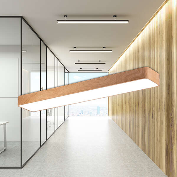 Led plafonjera pravougaona, drvo, 45W-3U1 - Slika 2