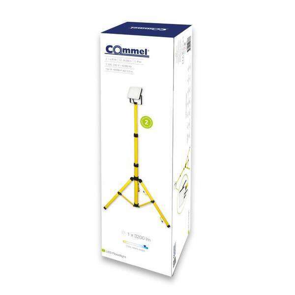 LED reflektor na stativu 6500K IP44 crno - žuti 3200lm 1x30W - Slika 2