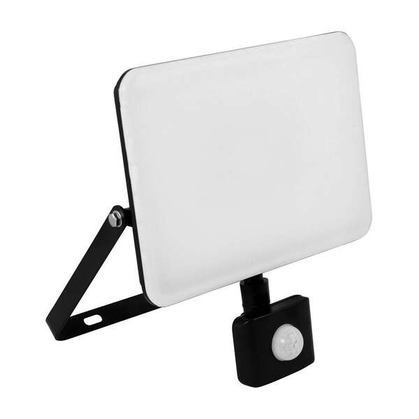 LED reflektor 50W sa senzorom i quick utičnicom 4000K IP65 crni - Slika 1