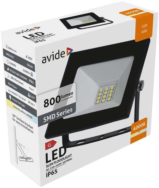 LED reflektor SMD Value Slim 10W 4000K NW - Slika 3