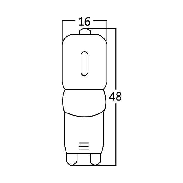 LED sijalica 3W 3000K G9 dimabilna - Slika 3