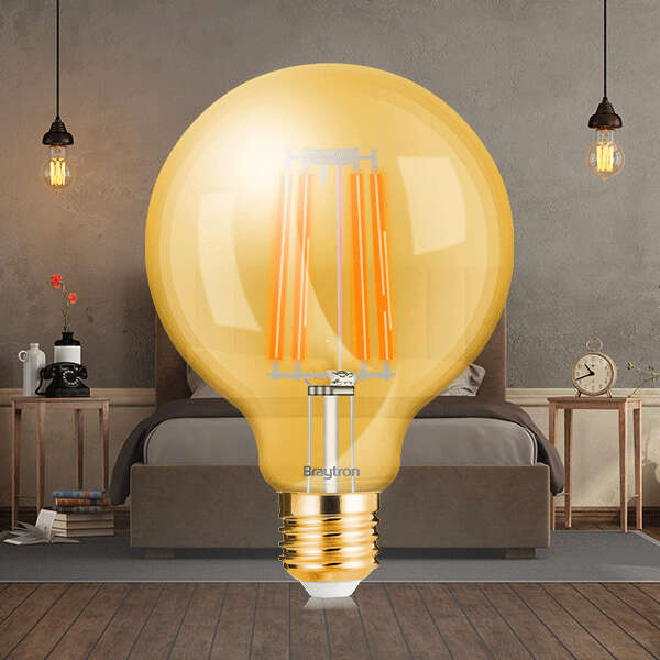 LED sijalica 6W E27 2200K G125 - Slika 2