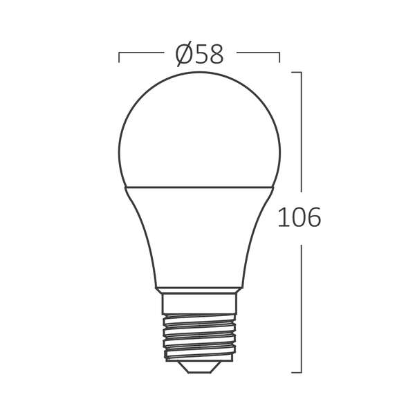 LED sijalica A60 9W 3000K E27 - Slika 5