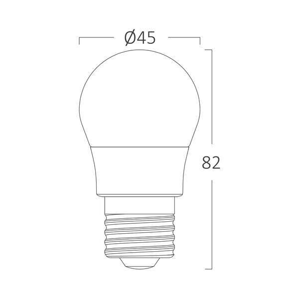 LED sijalica G45 6,5W 4000K E27 - Slika 4