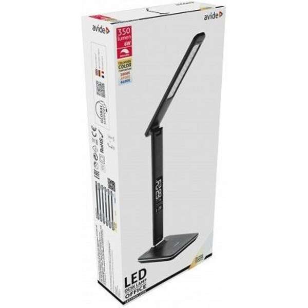 LED stona lampa Office Leather 6W 5000K crna Avide - Slika 3
