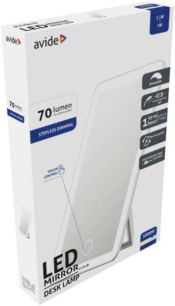 LED stona lampa/ogledalo za šminkanje sa adapterom 3.5W Avide - Slika 2